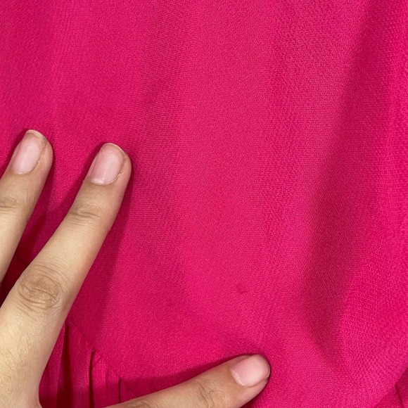 Anthropologie Let Me Be Forever That Girl Sheer Flowy Mini Pink Dress Women’s XS - Picture 8 of 16